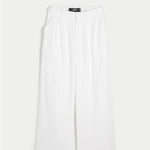 Hollister White Livy linen pants